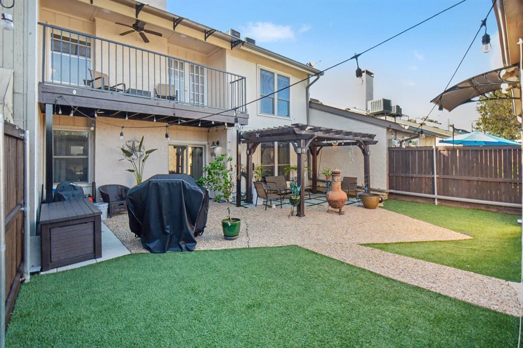 9446 Chimney Corner Dallas, TX 75243 - Photo 37 of 39 a view of a house with backyard and porch