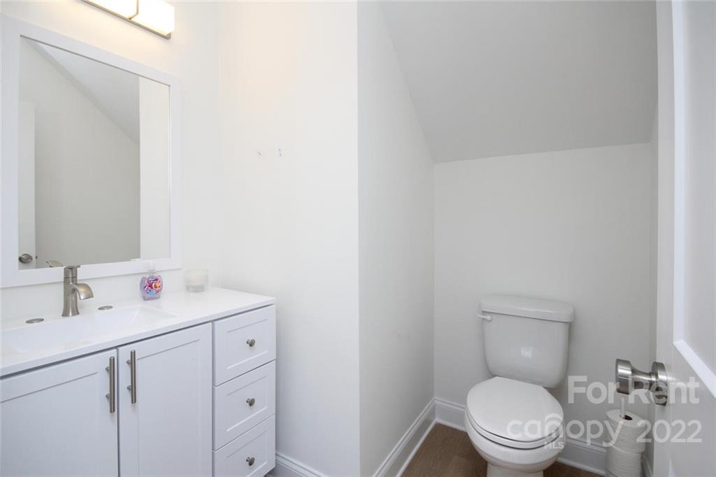 1100 Startown Road Lincolnton, NC 28092 - Photo 17 of 48 a bathroom with a toilet sink vanity and mirror