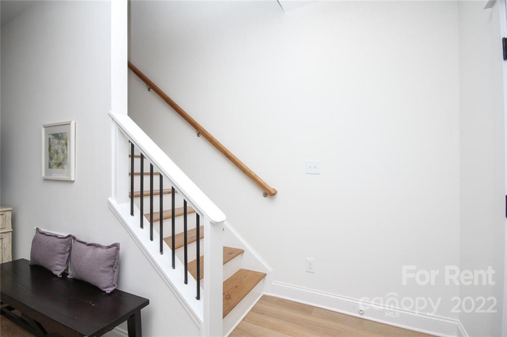 1100 Startown Road Lincolnton, NC 28092 - Photo 20 of 48 a view of staircase with railing and white walls