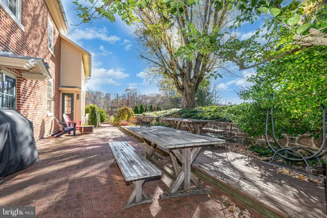 a view of yard with swimming pool