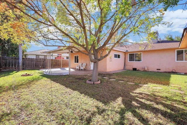 a view of outdoor space yard and swimming pool