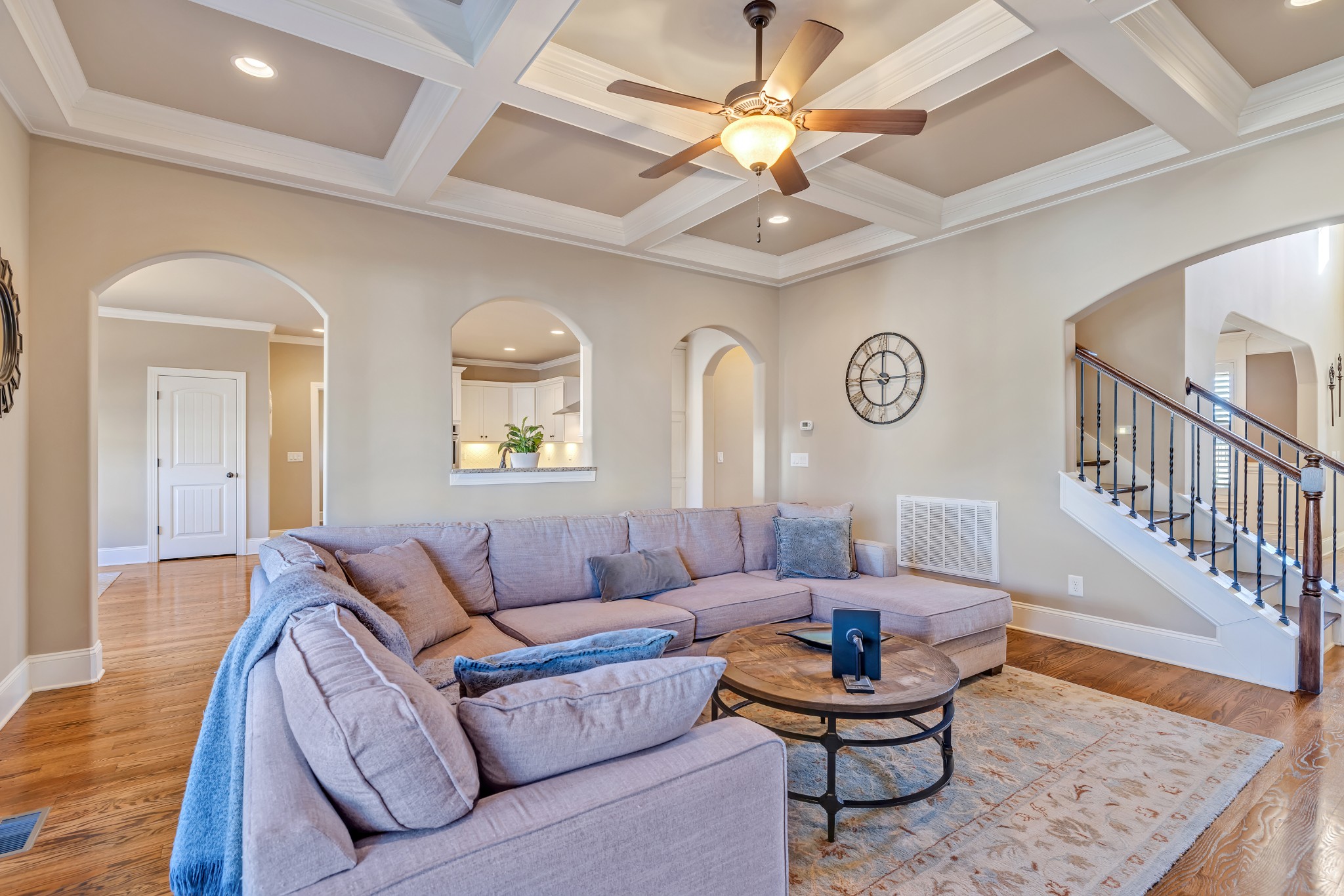 4008 Canberra Drive Spring Hill, TN 37174 - Photo 24 of 63 a living room with furniture and wooden floor