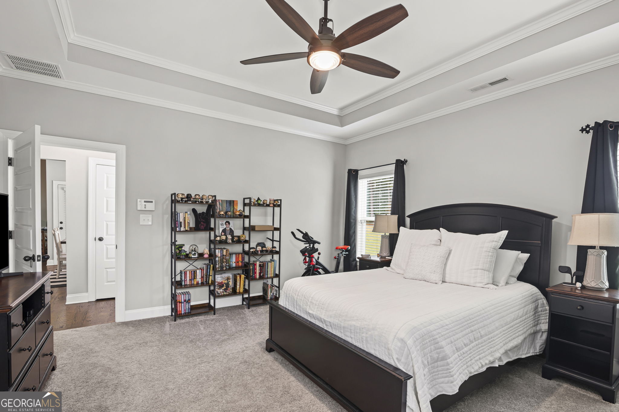 150 Duck Drive Senoia, GA 30276 - Photo 29 of 73 a bedroom with a bed and a walk in closet