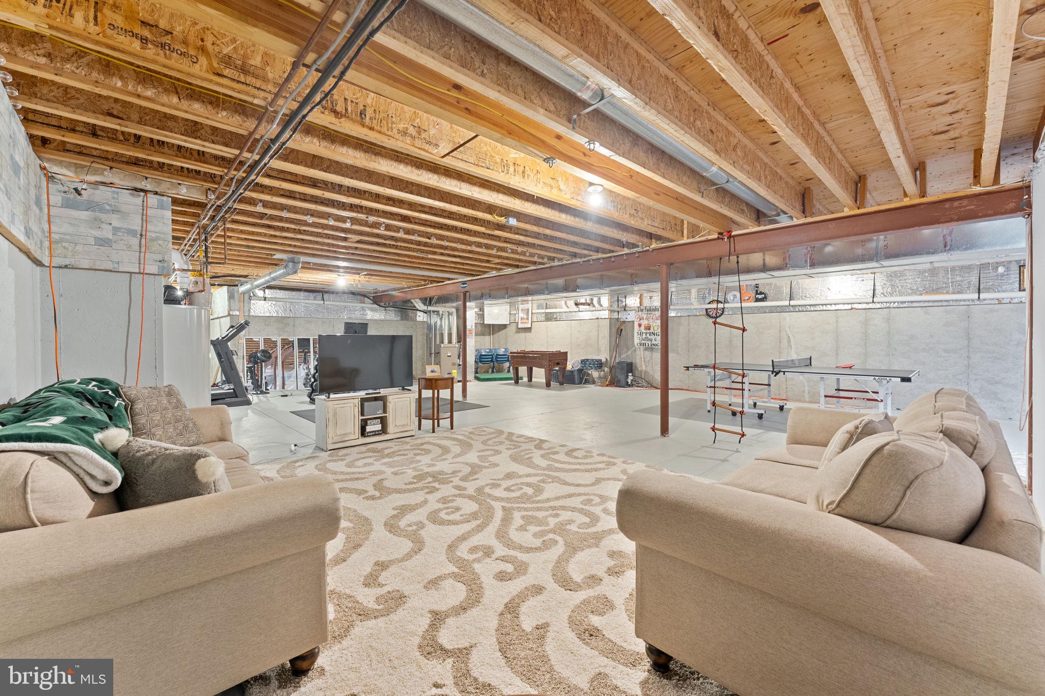 912 Ashbourne Way Schwenksville, PA 19473 - Photo 36 of 45 Spacious basement with endless potential.