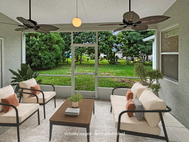 en empty room with windows