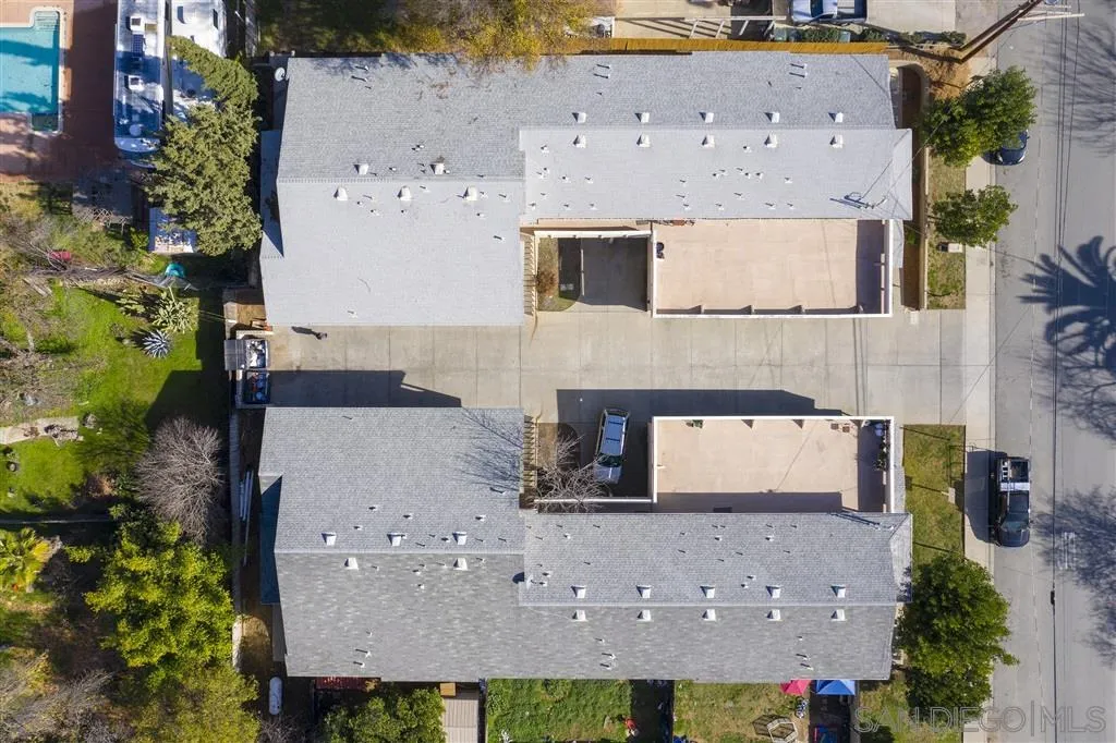 715 B Street Ramona, CA 92065 - Photo 9 of 21 an aerial view of house with a yard and swimming pool