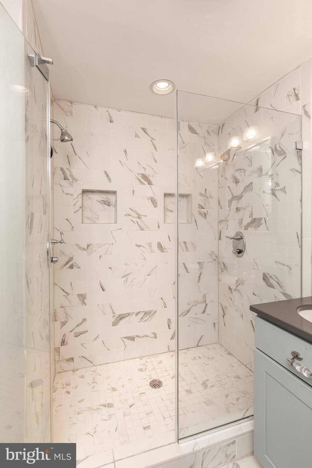 314 Taplow Road Baltimore, MD 21212 - Photo 20 of 47 Gorgeous spa-like shower with double shower heads