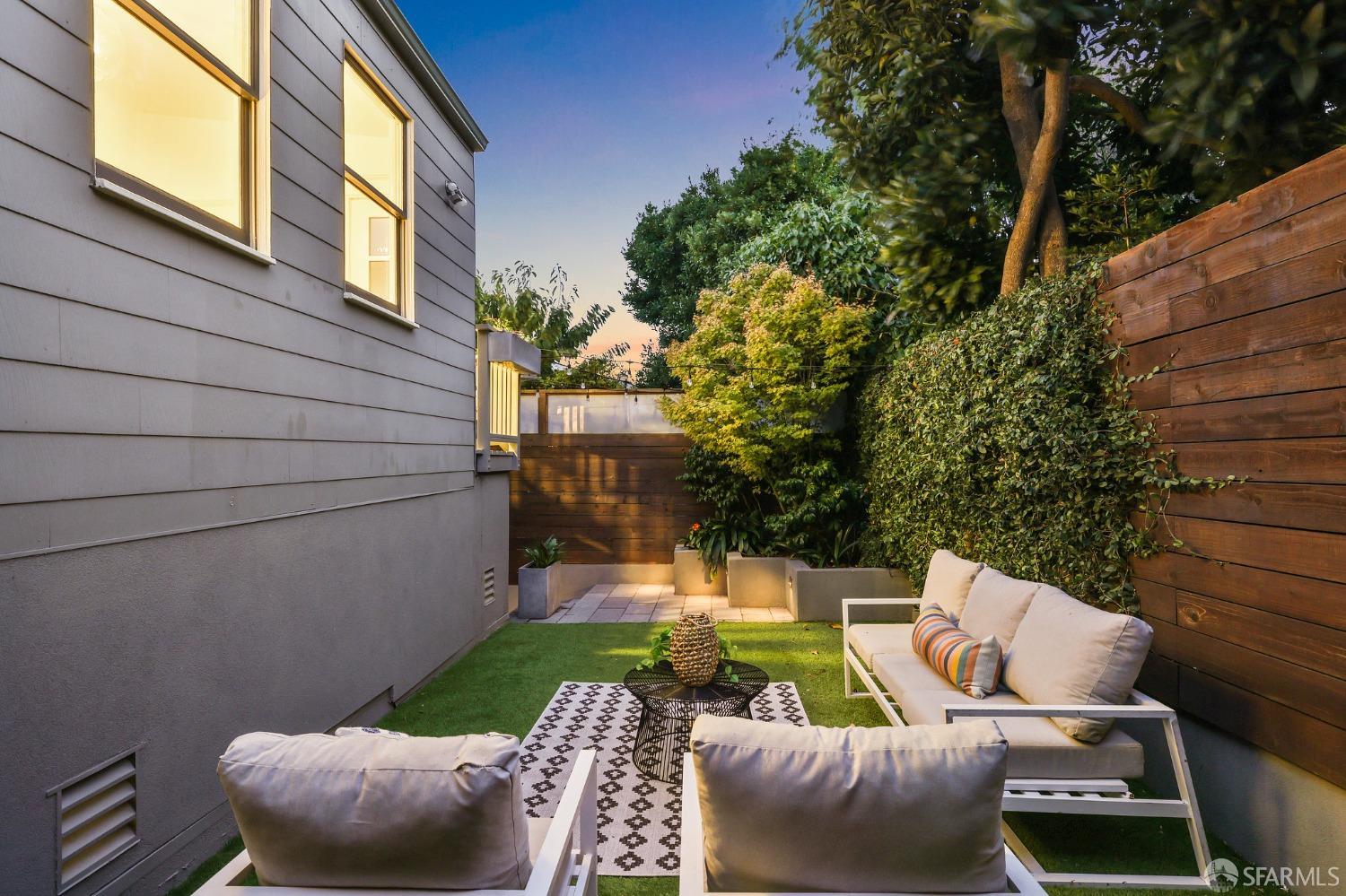 216 Ellsworth Street San Francisco, CA 94110 - Photo 61 of 76 a view of yard with outdoor seating
