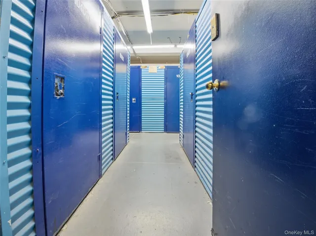 a view of hallway with stairs