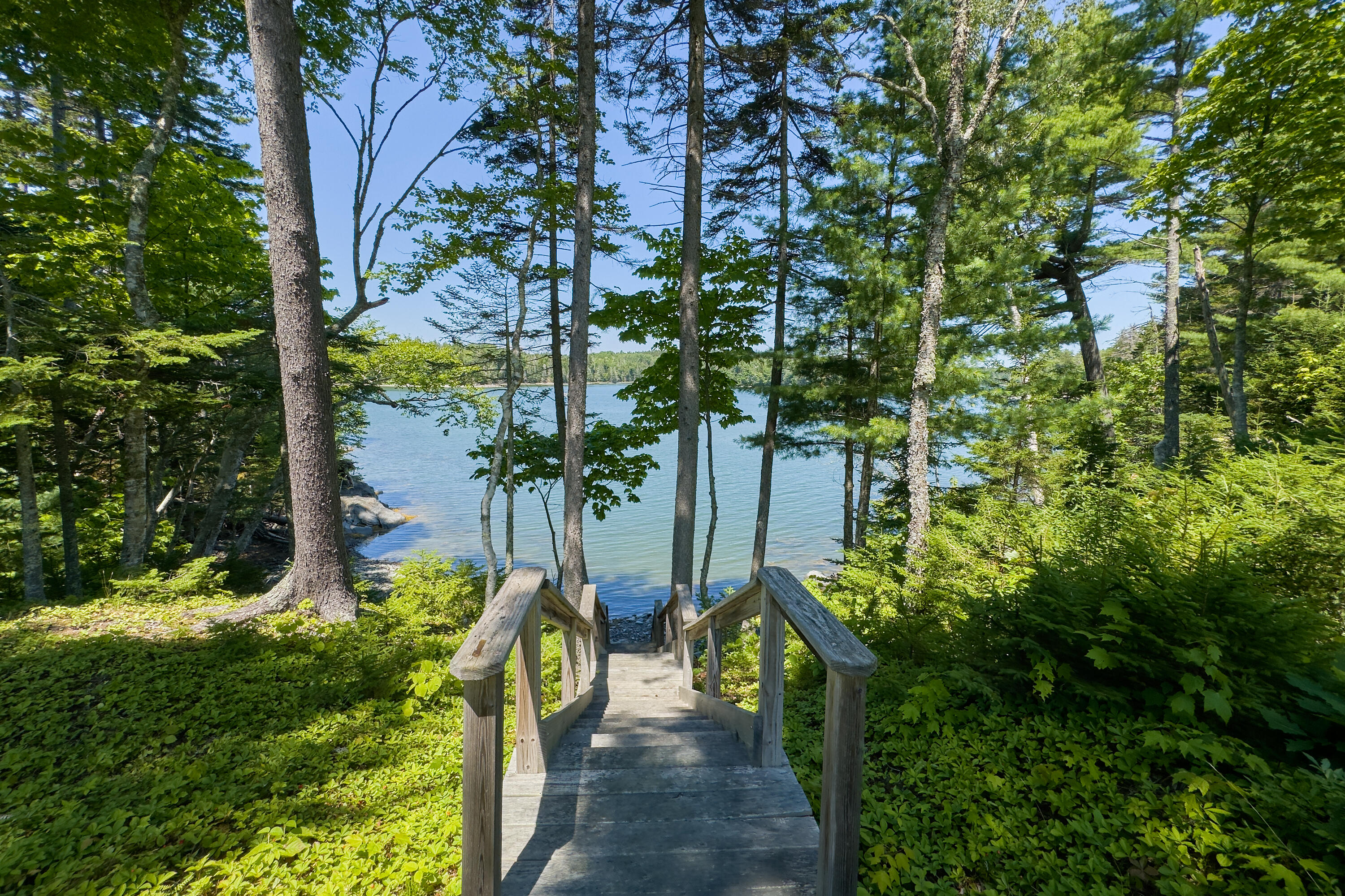 32 Ocean Ridge Road Cushing, ME 04563 - Photo 37 of 58 stairs to the shore