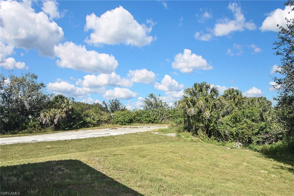 3306 1st Street Southwest Lehigh Acres, FL 33976 - Photo 41 of 47 a view of a big yard with large trees