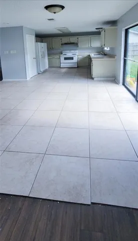 a view of kitchen and window