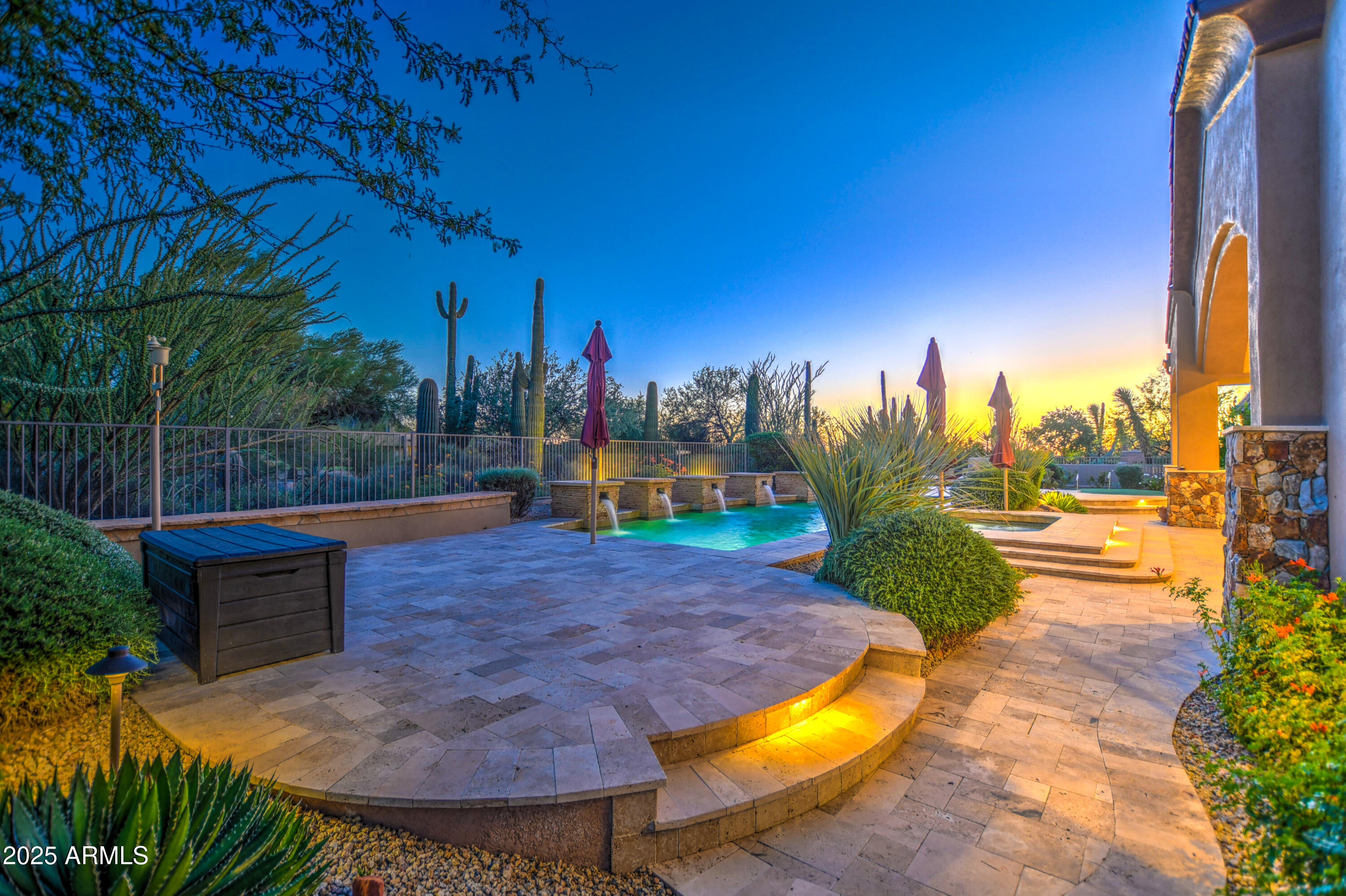 9671 East Monument Drive Scottsdale, AZ 85262 - Photo 106 of 124 a view of a backyard