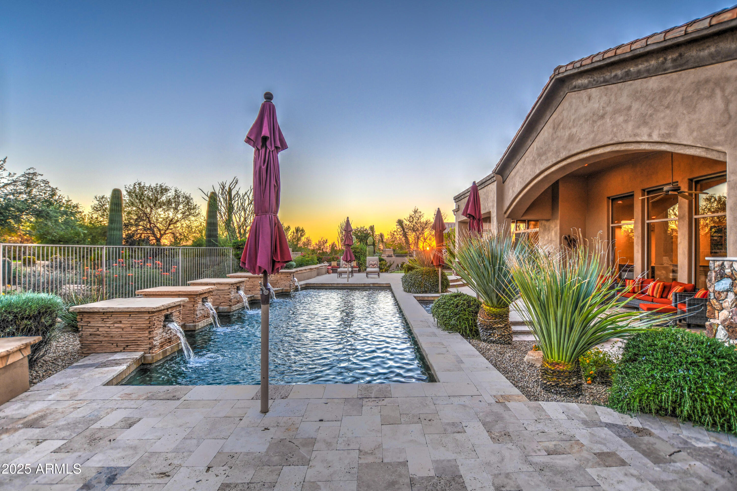 9671 East Monument Drive Scottsdale, AZ 85262 - Photo 71 of 124 a front view of a house with a yard