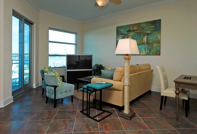 211 Durango Road, Unit 216 Destin, FL 32541 - Photo 30 of 35 a living room with furniture and a window