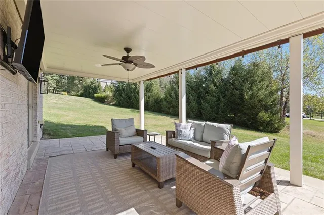 a view of an outdoor space and yard