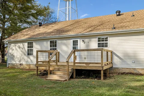 a view of a lake with houses