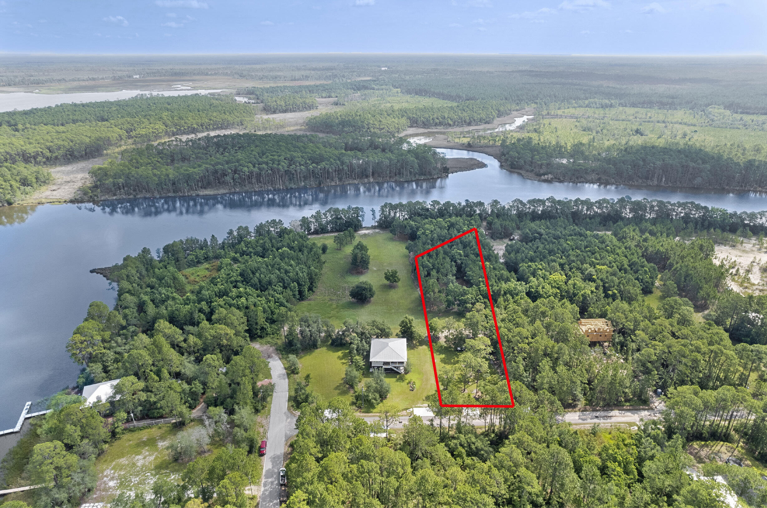 378 Eve Circle, Unit VACANT LOT Santa Rosa Beach, FL 32459 - Photo 5 of 7 an aerial view of greenery