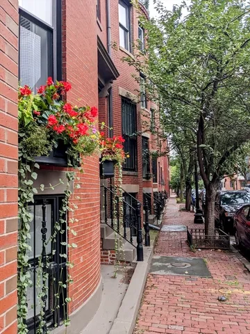 a view of a building with a window