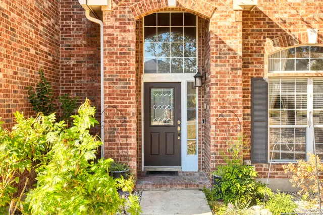 a front view of a building