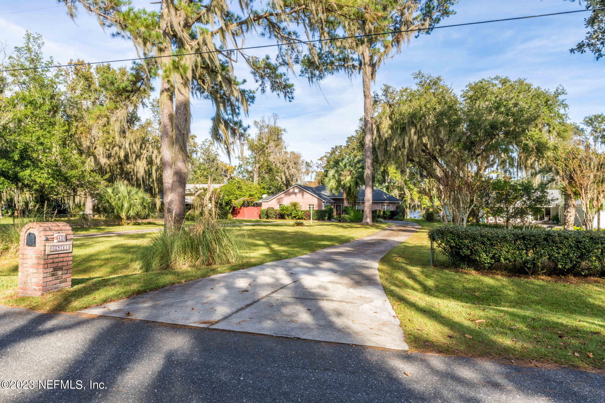 42 Harmony Hall Road Middleburg, FL 32068 - Photo 43 of 70 a view of yard with swimming pool