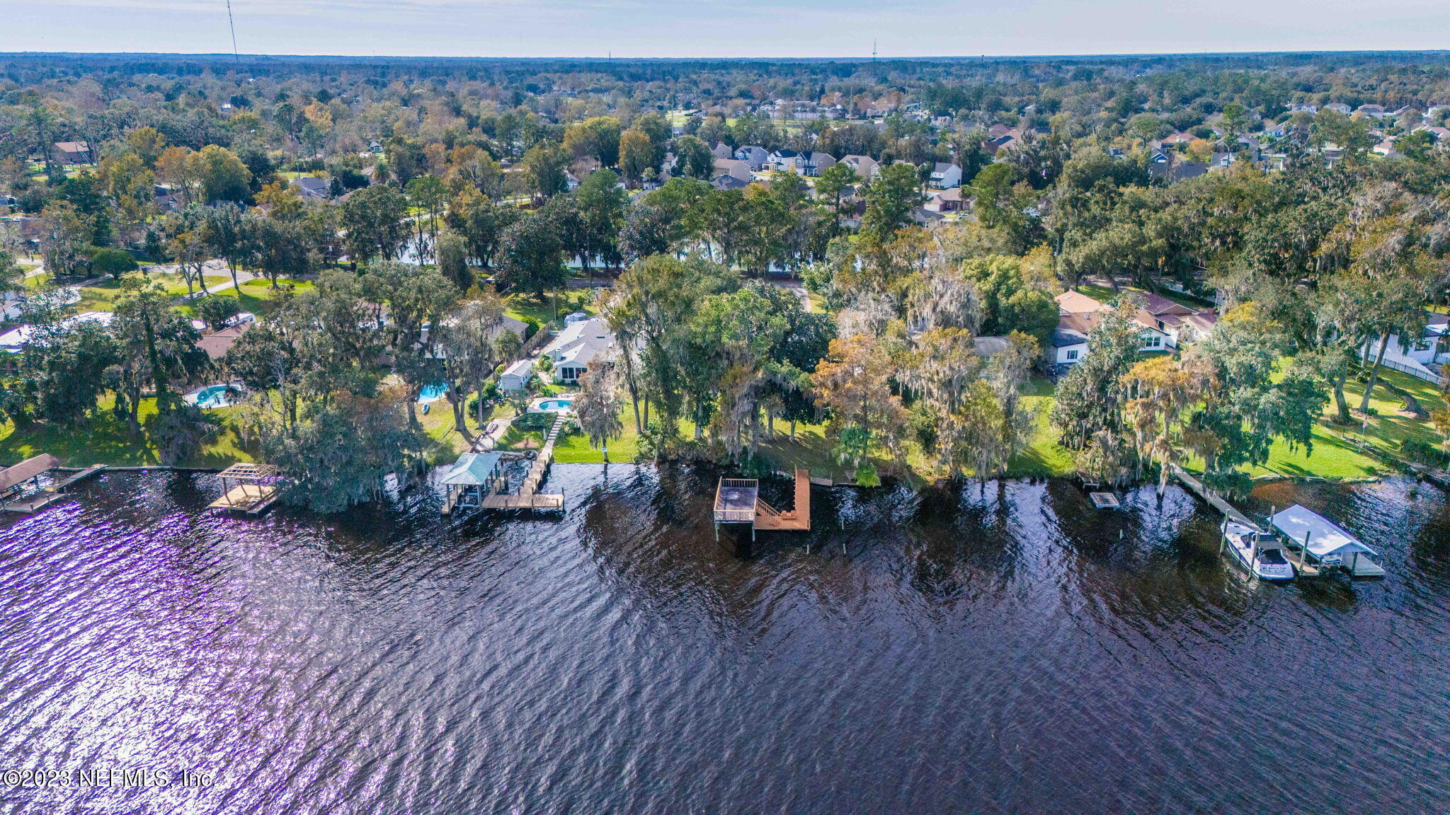 42 Harmony Hall Road Middleburg, FL 32068 - Photo 51 of 70 Ariel View Towards Doctors Lake