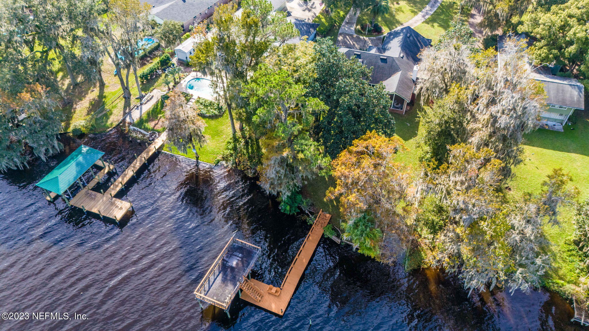 42 Harmony Hall Road Middleburg, FL 32068 - Photo 53 of 70 Ariel View of Dock