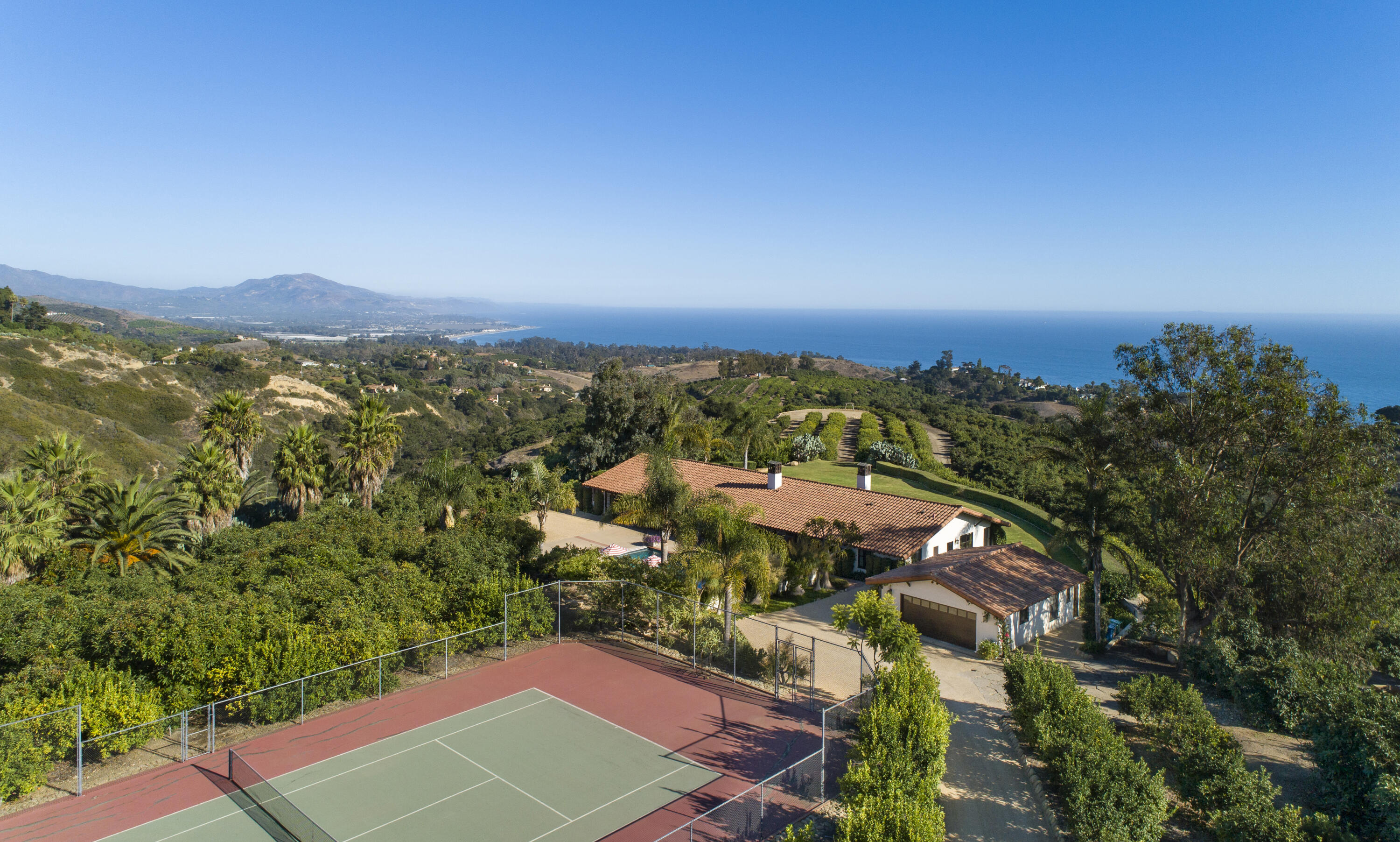 370 Ortega Ridge Road Montecito, CA 93108 - Photo 13 of 17 Tennis Court
