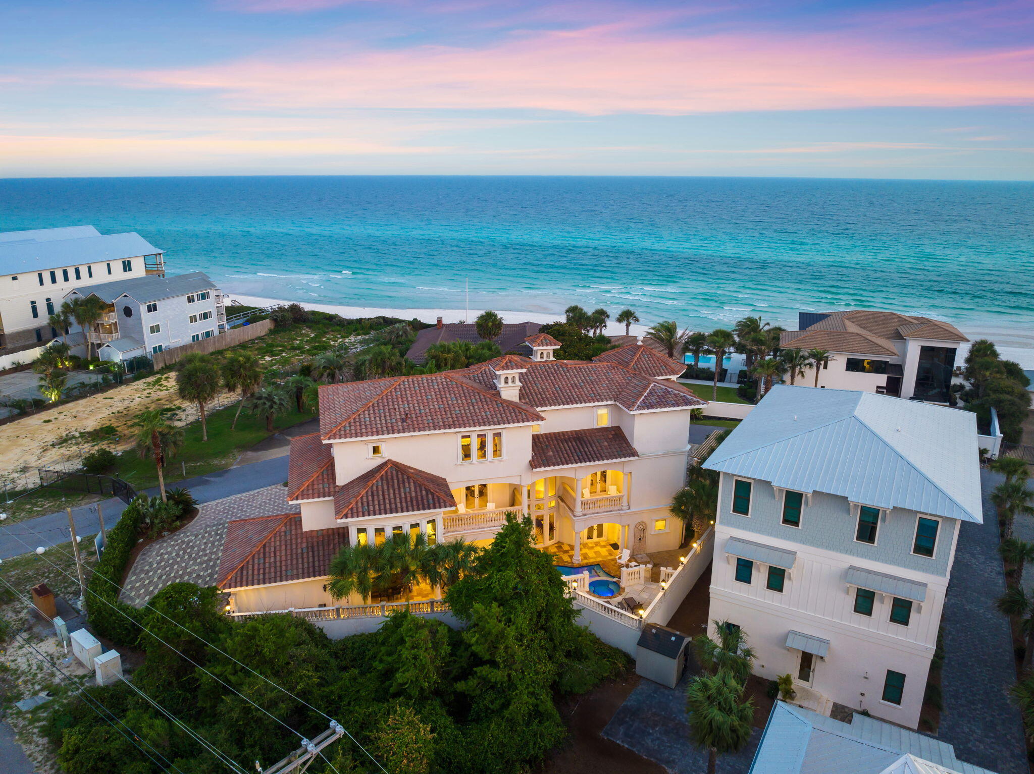 30 Pelican Circle Inlet Beach, FL 32461 - Photo 2 of 69 an aerial view of residential houses with outdoor space and ocean