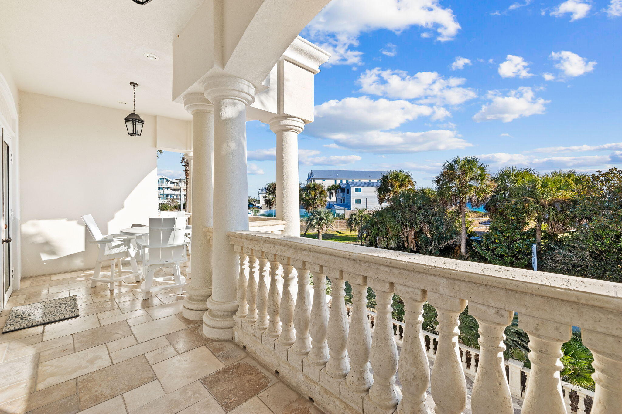 30 Pelican Circle Inlet Beach, FL 32461 - Photo 30 of 69 a view of a balcony with wooden floor and fence