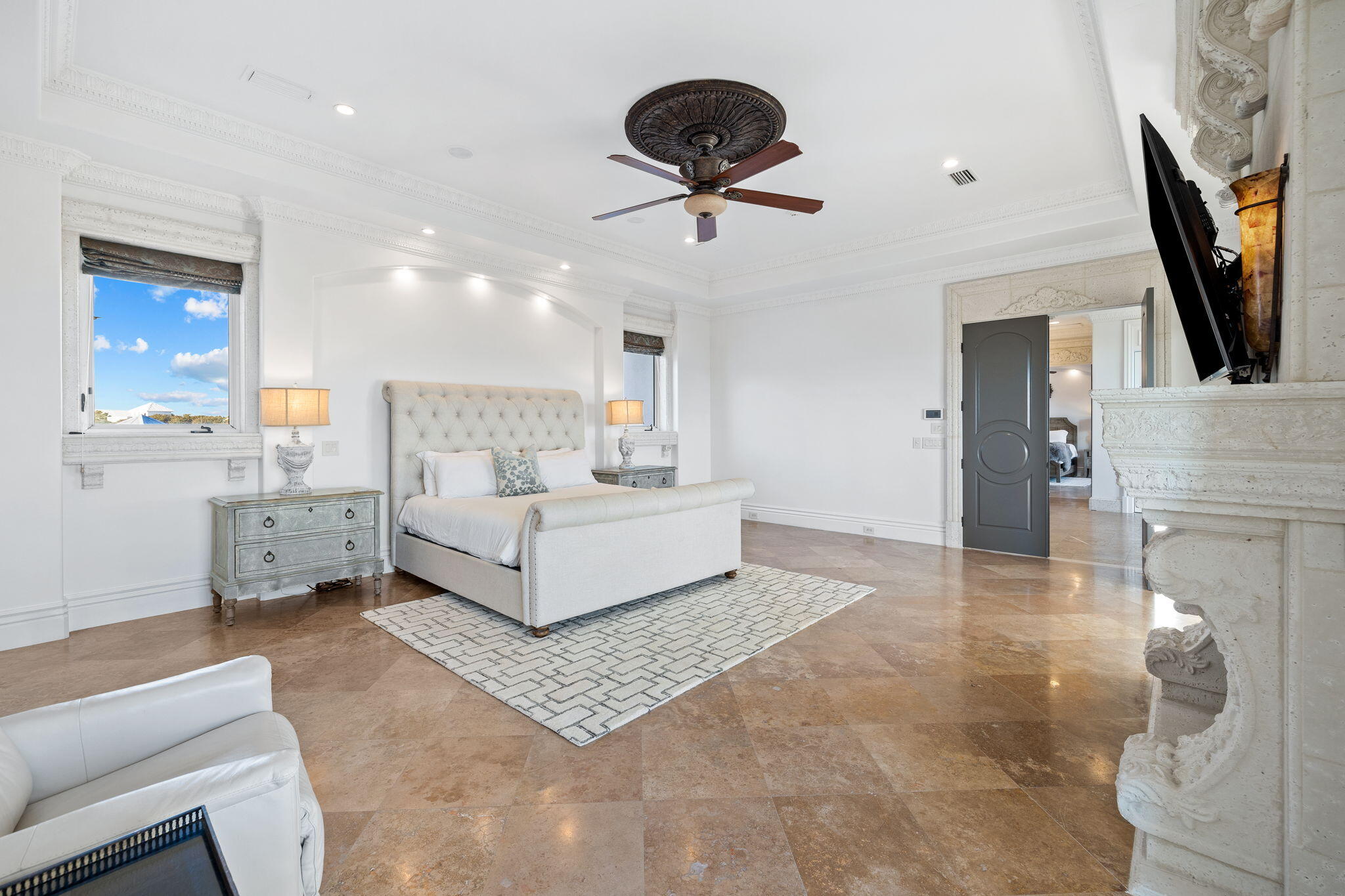 30 Pelican Circle Inlet Beach, FL 32461 - Photo 47 of 69 a living room with furniture and a flat screen tv