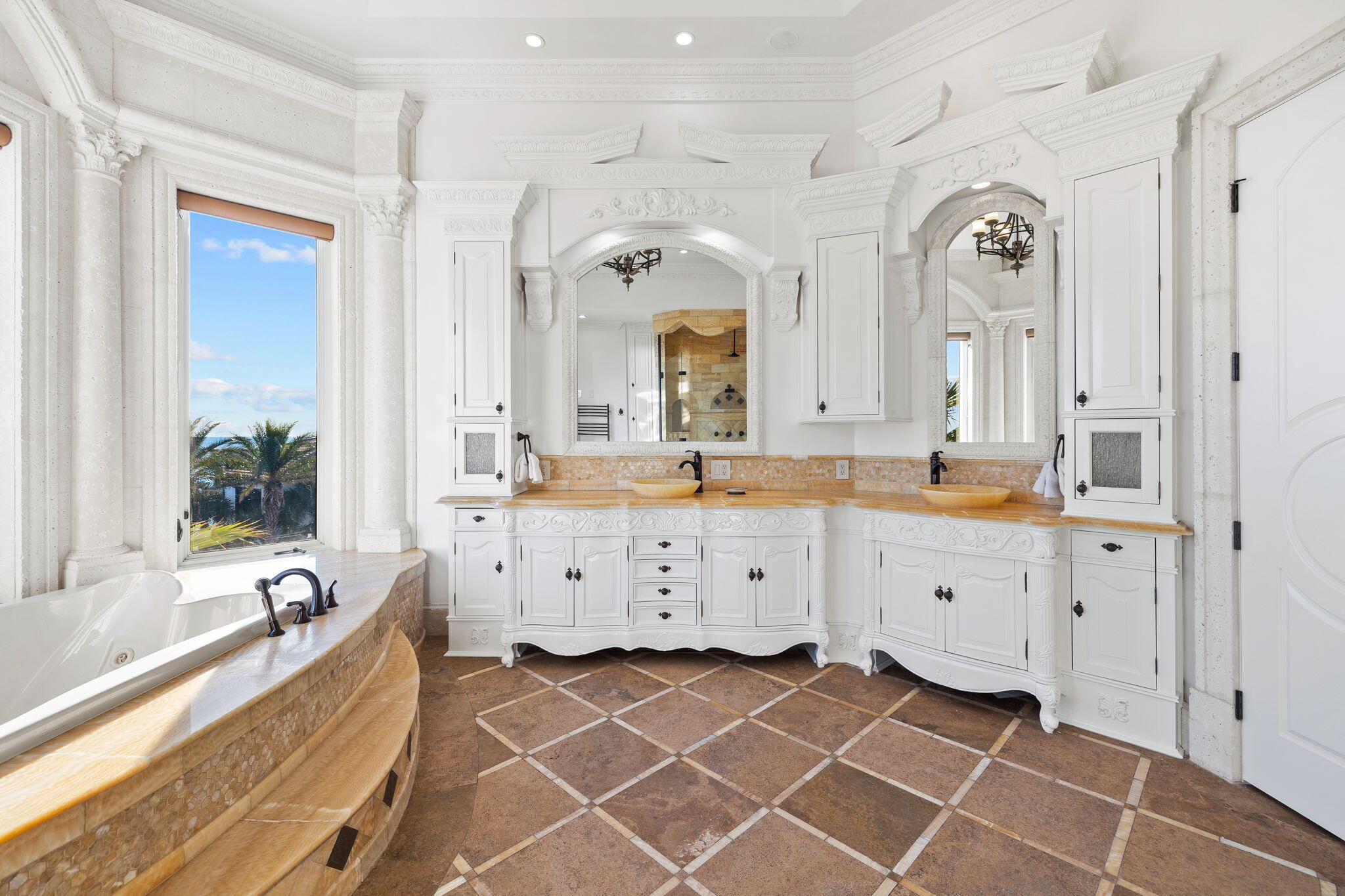 30 Pelican Circle Inlet Beach, FL 32461 - Photo 52 of 69 a spacious bathroom with a double vanity sink mirror and