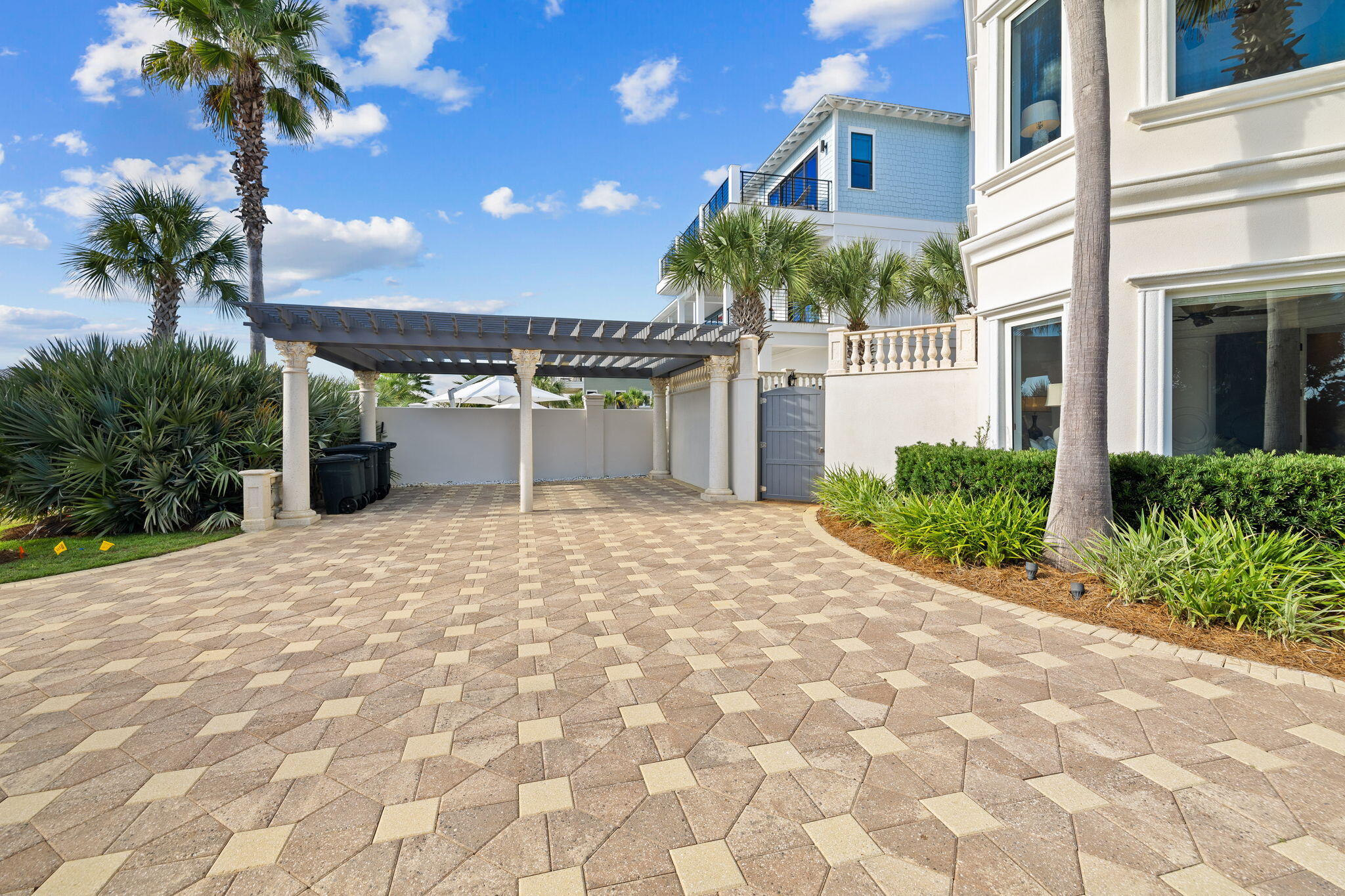 30 Pelican Circle Inlet Beach, FL 32461 - Photo 63 of 69 a front view of a building with potted plants