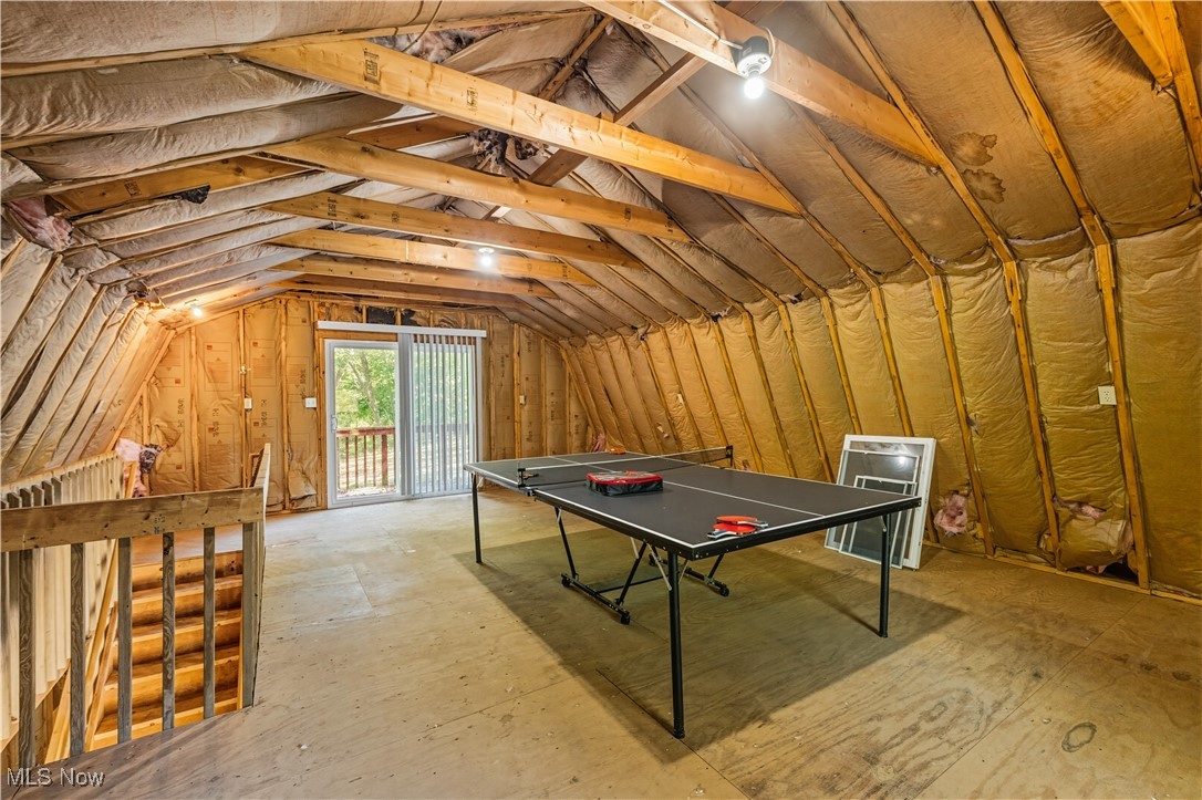 8193 Hartman Road Wadsworth, OH 44281 - Photo 40 of 50 Game room with vaulted ceiling