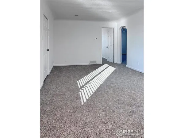 a view of room with stairs