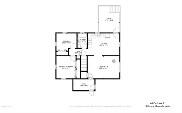 $799,900 | 43 Outlook Road, Billerica, MA 01862