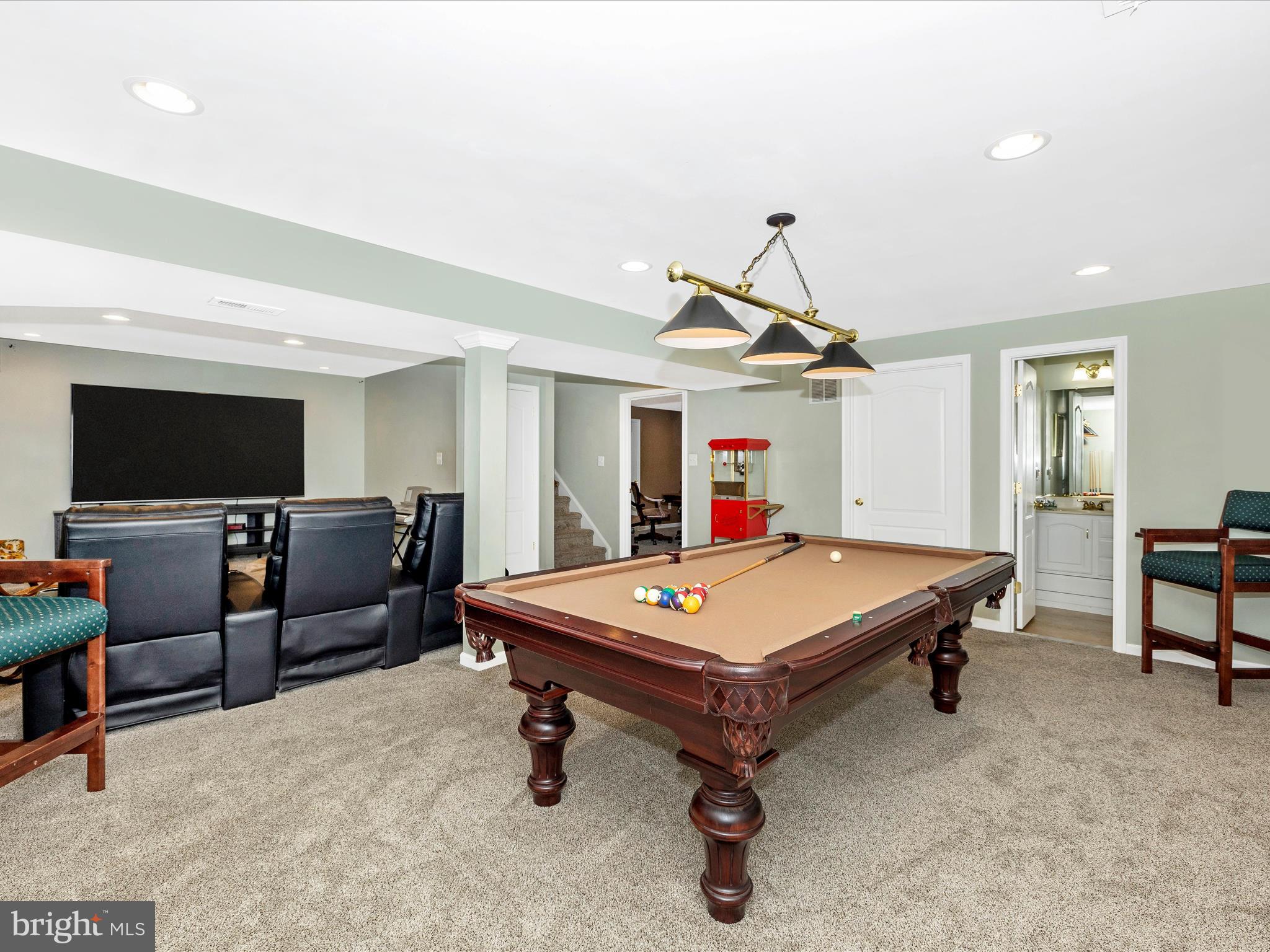 2594 Bear Den Road Frederick, MD 21701 - Photo 38 of 72 a room with furniture pool table and flat screen tv
