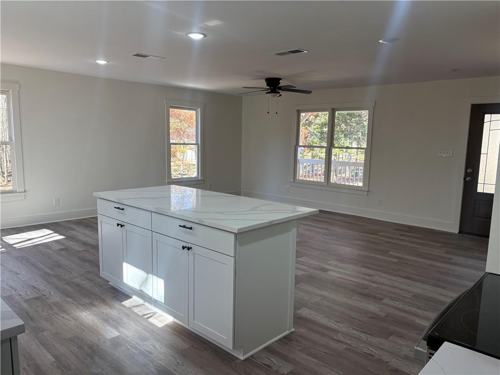 59 Woodhaven Path Rockmart, GA 30153 - Photo 6 of 17 a view of entryway with kitchen and wooden floor