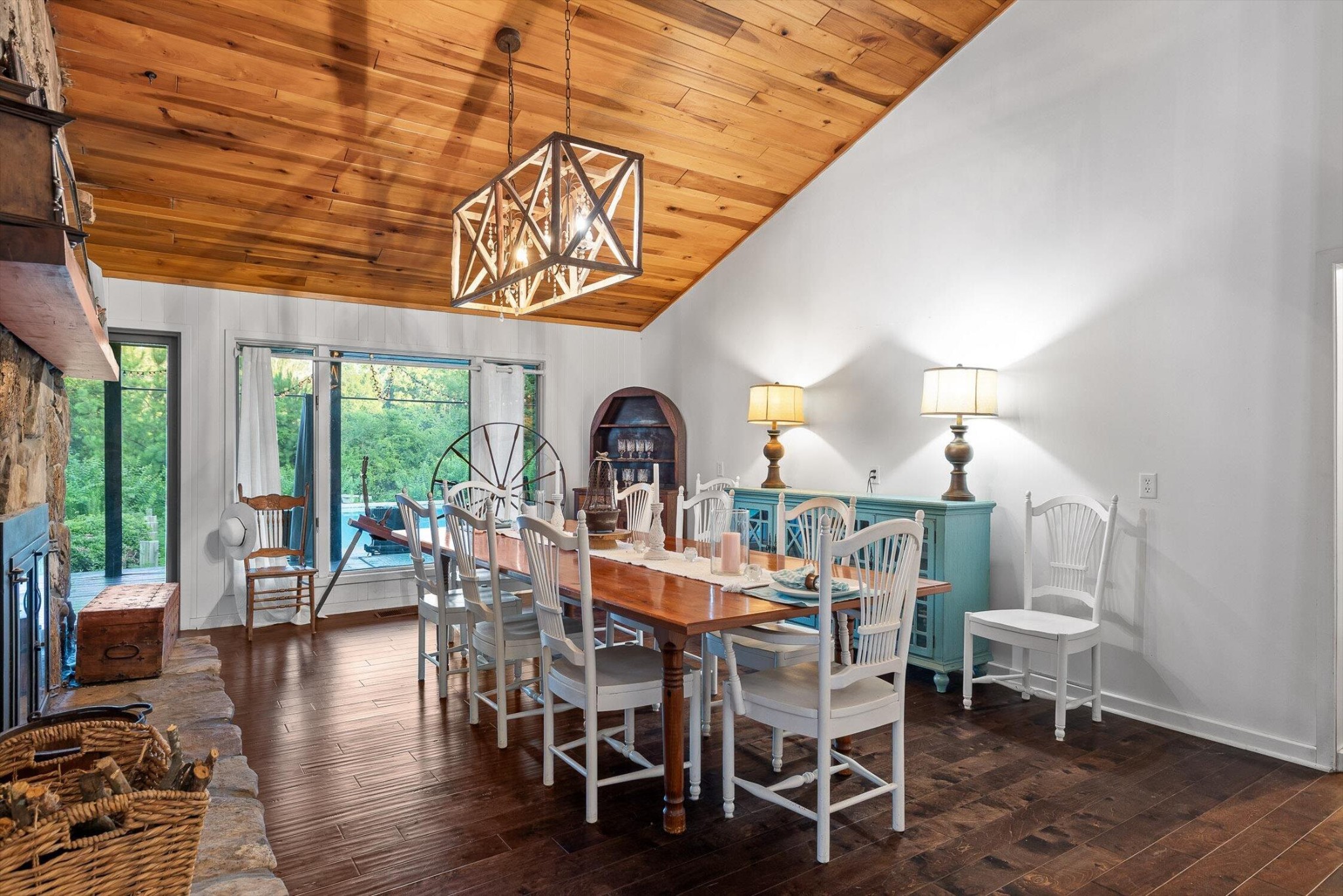 657 Brock Road Chickamauga, GA 30707 - Photo 28 of 55 a view of a dining room with furniture window and wooden floor