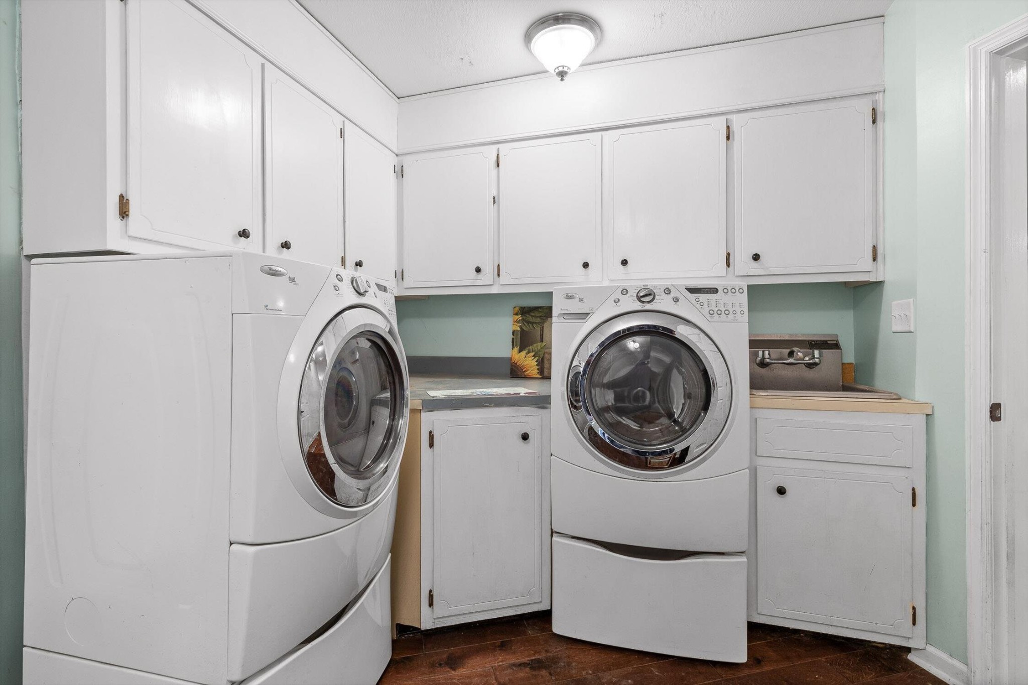657 Brock Road Chickamauga, GA 30707 - Photo 48 of 55 a utility room with dryer and washer