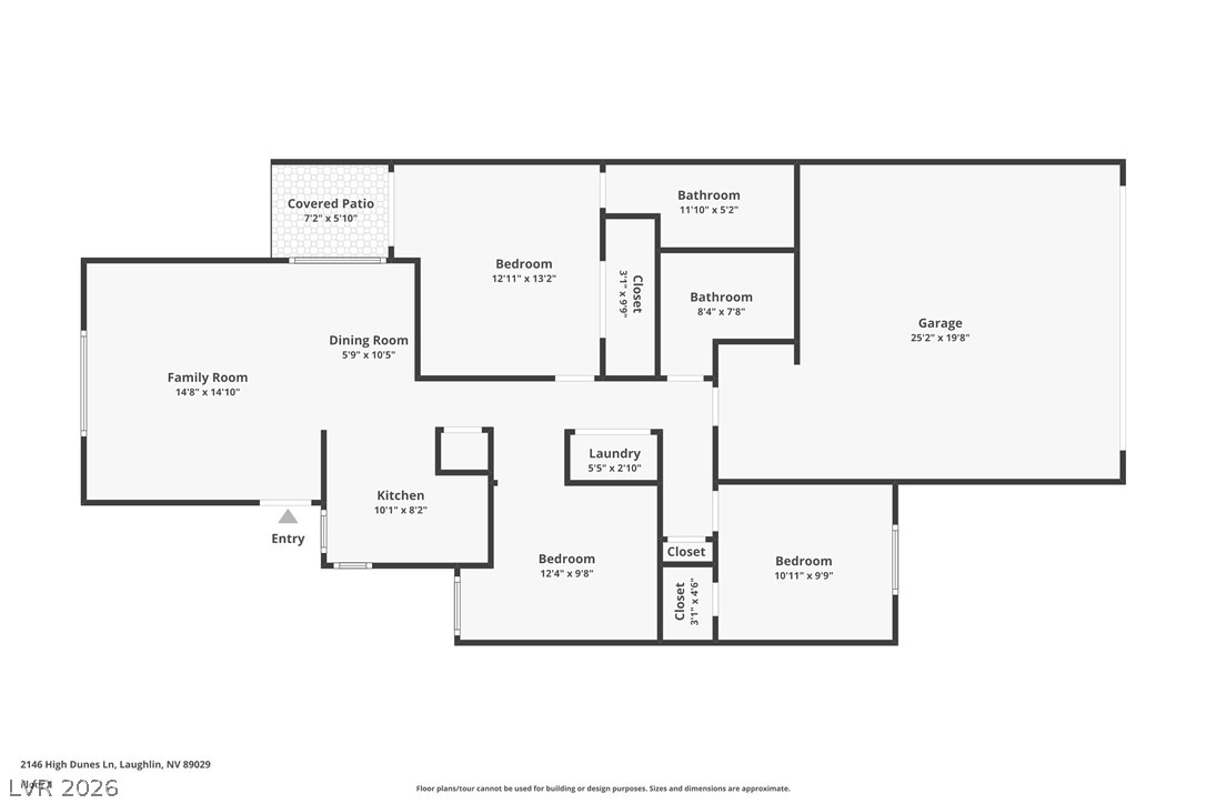 2146 High Dunes Lane Laughlin, NV 89029 - Photo 64 of 64 View of property floor plan