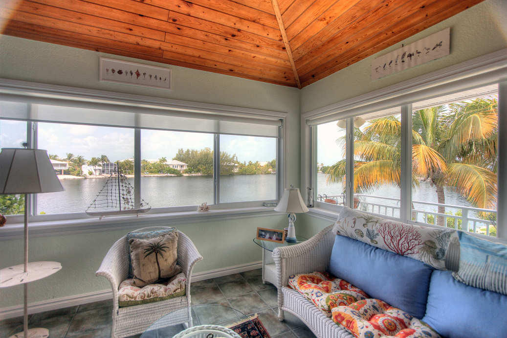 42 Mutiny Place Key Largo, FL 33037 - Photo 14 of 40 Lake views from Florida room