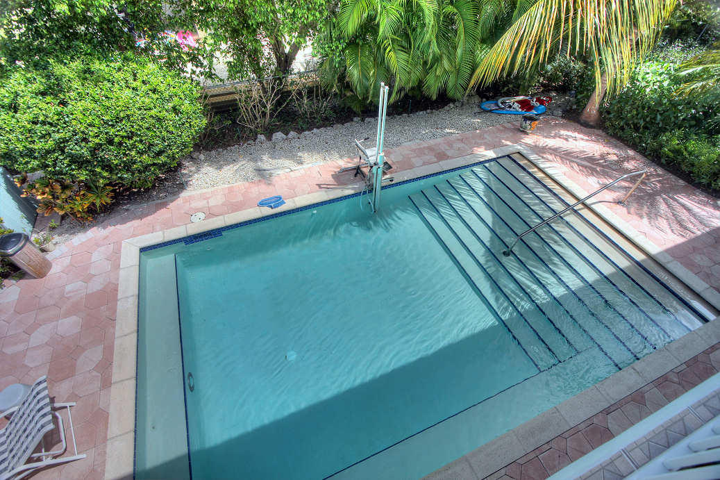 42 Mutiny Place Key Largo, FL 33037 - Photo 8 of 40 Pool view from the porch