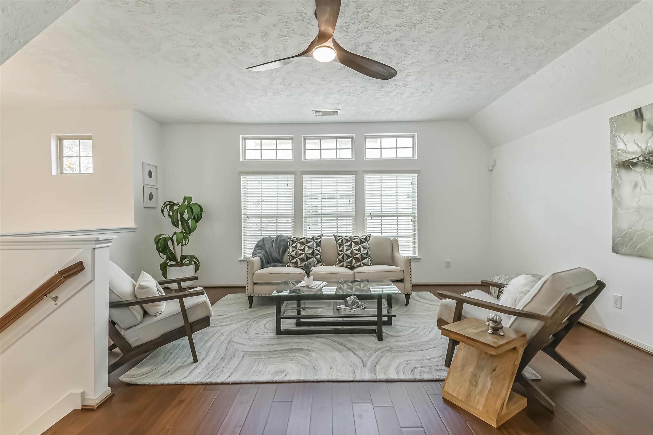 3324 Masters Point Drive Houston, TX 77091 - Photo 10 of 40 a living room with furniture and a large window