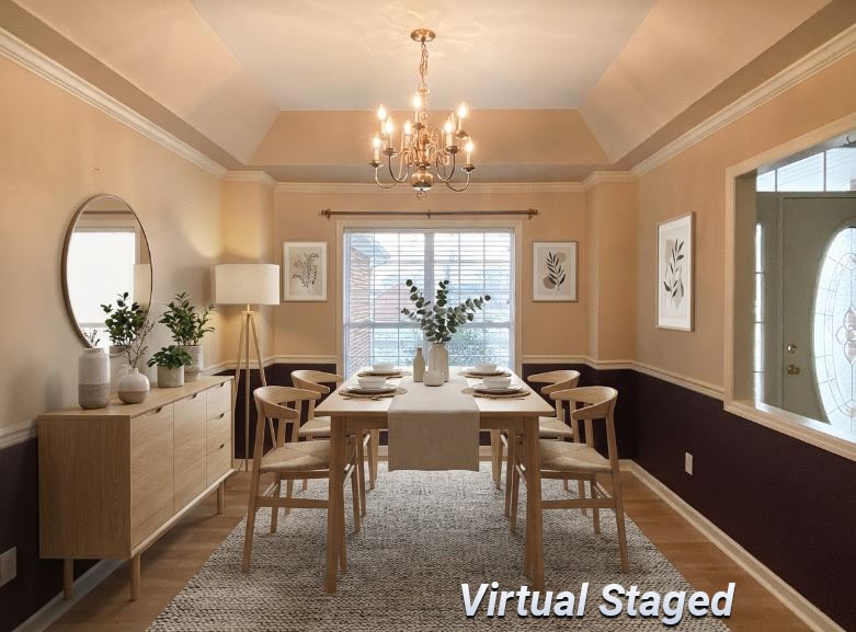 215 Falcon Drive Manchester, TN 37355 - Photo 4 of 25 a view of a dining room with furniture and chandelier
