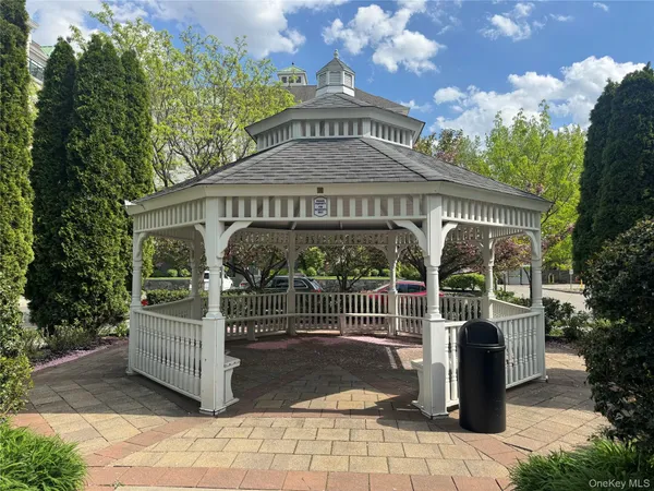 a view of road with card board