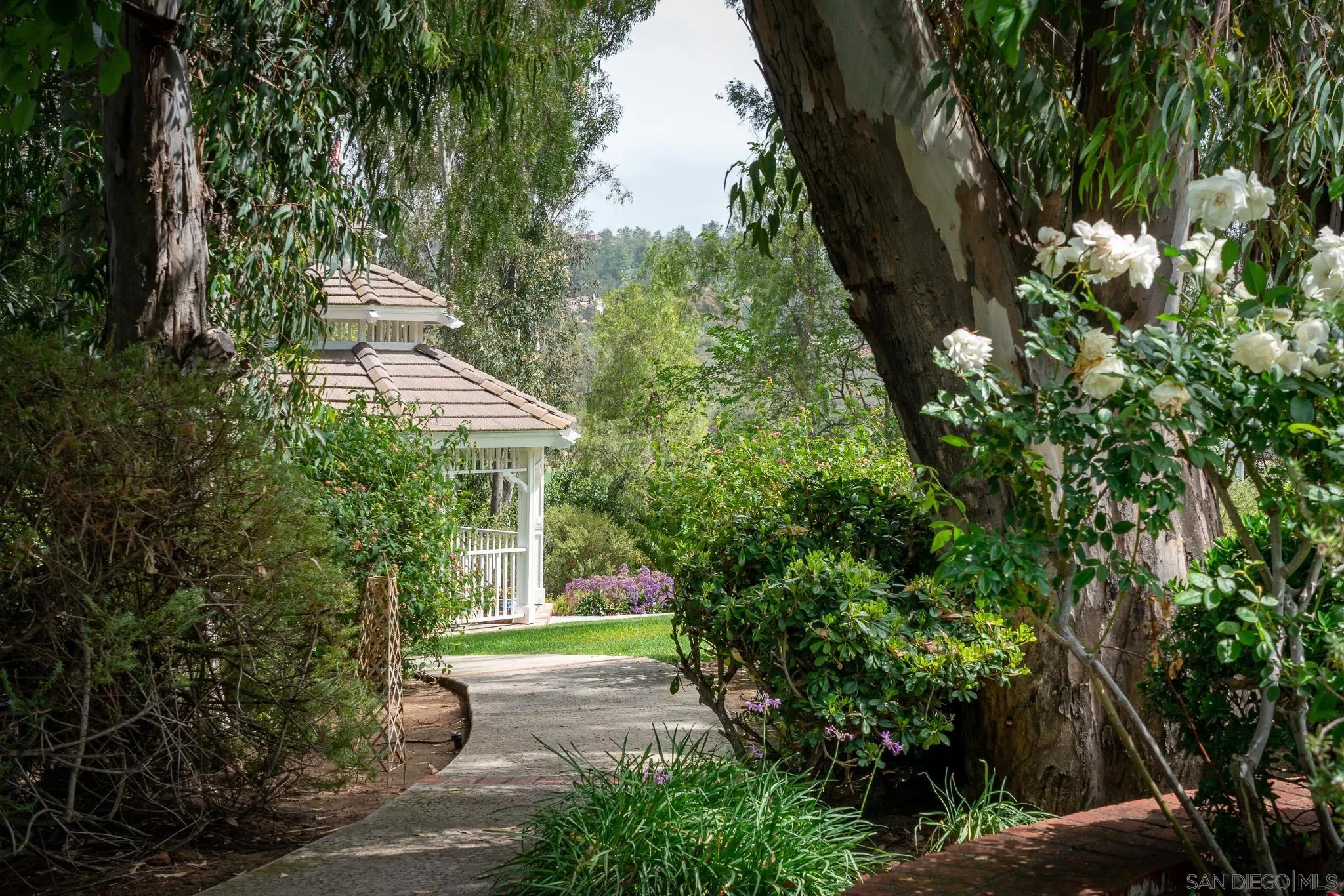 17509 Rancho Del Rio Rancho Santa Fe, CA 92067 - Photo 54 of 67 a view of a house with a tree