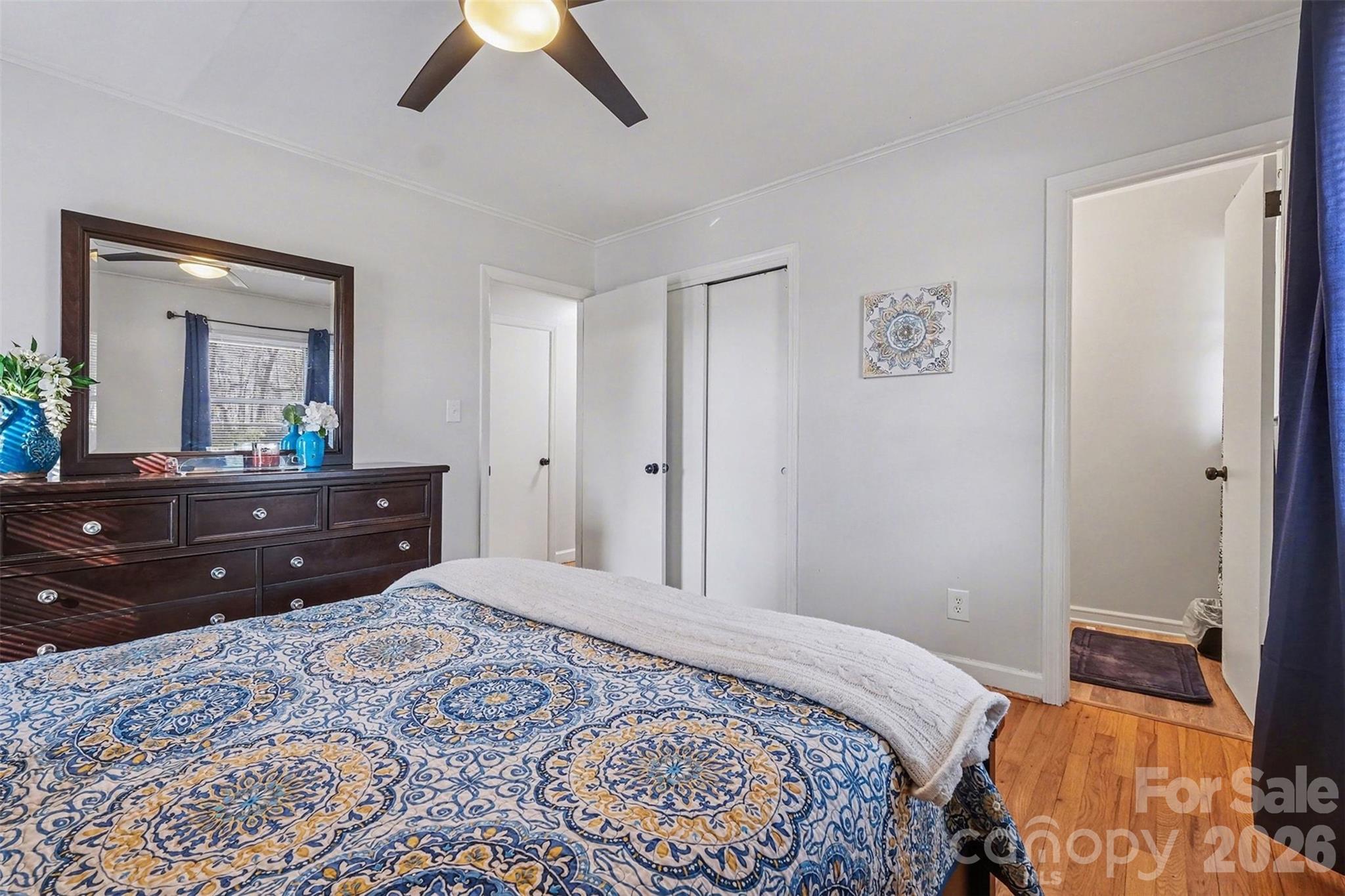 216 Malcolm Road Salisbury, NC 28144 - Photo 18 of 38 a bedroom with a bed and a dresser