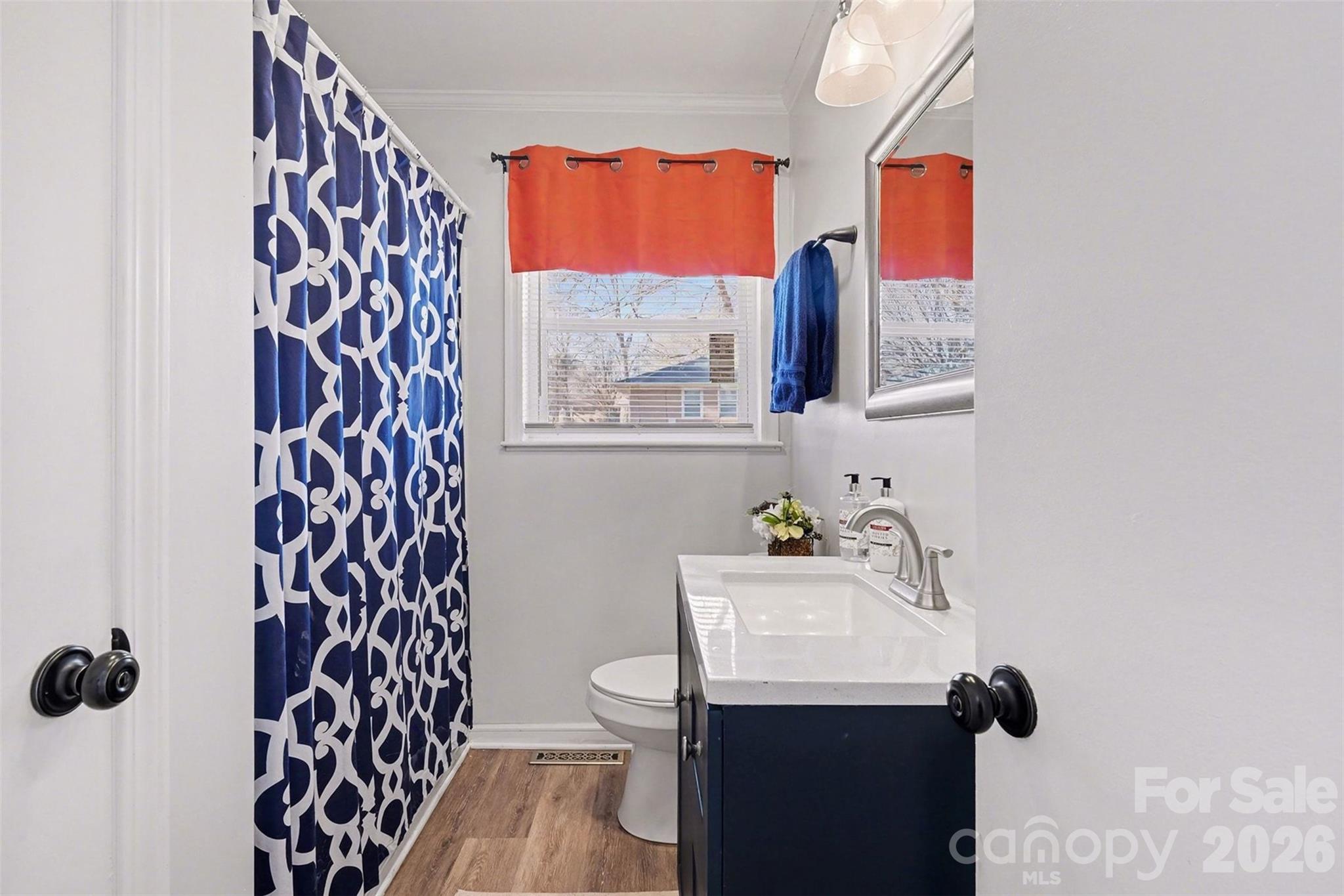 216 Malcolm Road Salisbury, NC 28144 - Photo 24 of 38 a bathroom with a sink and a mirror