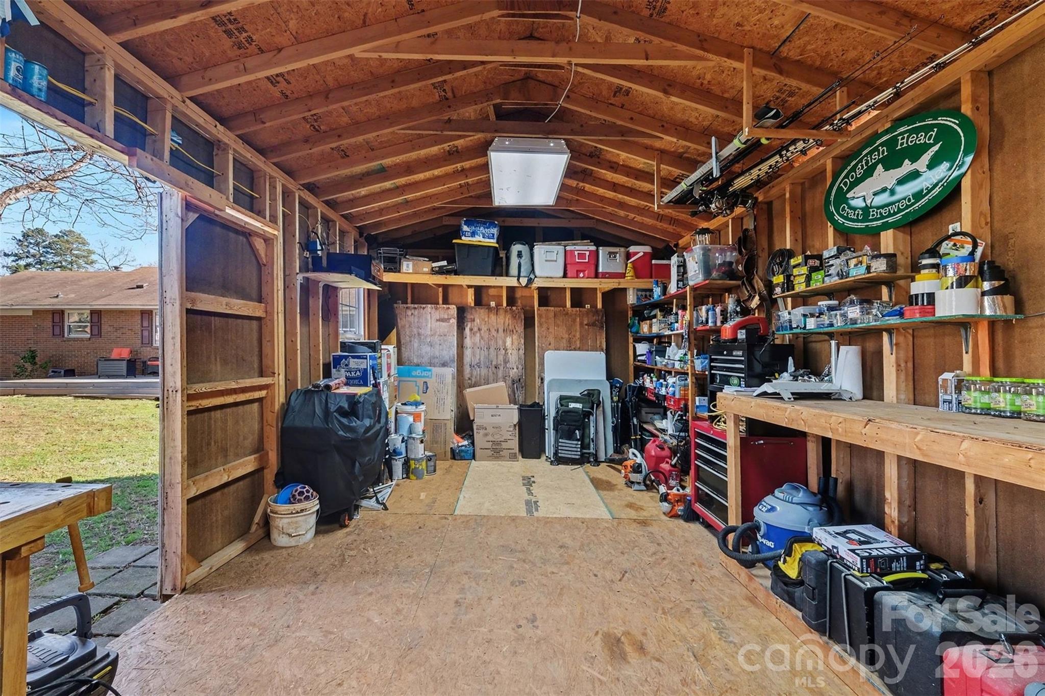 216 Malcolm Road Salisbury, NC 28144 - Photo 30 of 38 a view of a storage room with a table and chairs